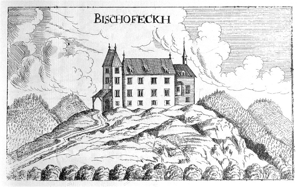 Vischer - Topographia Ducatus Stiria - 023 Bischofegg bei Eibiswald