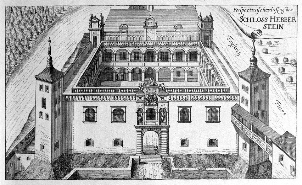Vischer - Topographia Ducatus Stiria - 174 Herberstein bei Pöllau