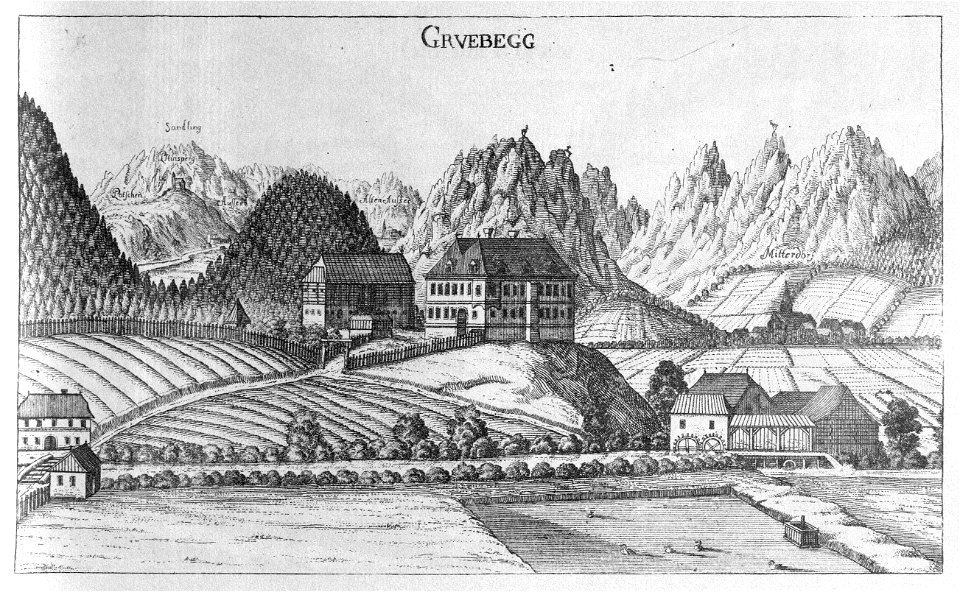 Vischer - Topographia Ducatus Stiria - 143 Grubegg bei Mitterndorf