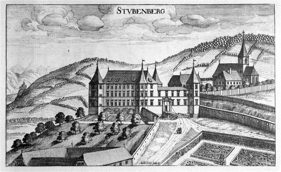 Vischer - Topographia Ducatus Stiriae - 420 Stubenberg bei Pöllau