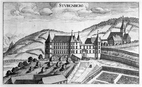 Vischer - Topographia Ducatus Stiriae - 420 Stubenberg bei Pöllau