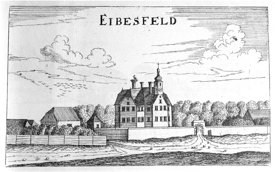 Vischer - Topographia Ducatus Stiria - 059 Eybesfeld bei Leibnitz