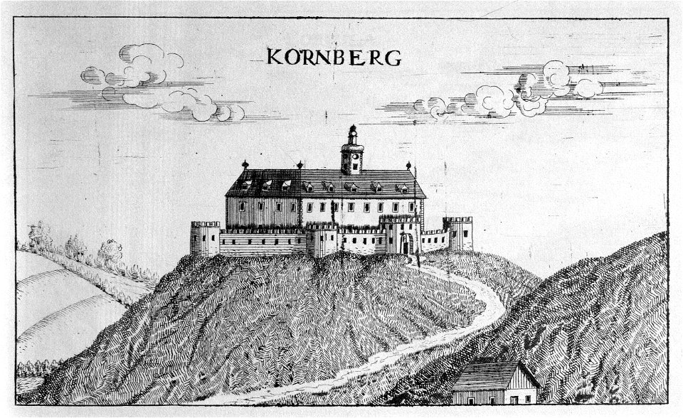 Vischer - Topographia Ducatus Stiria - 212 Kornberg bei Riegersburg