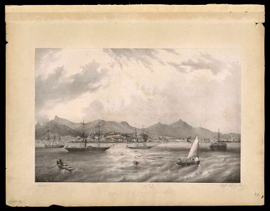 Vistas do Rio de Janeiro - cidade e baía - gravura 2