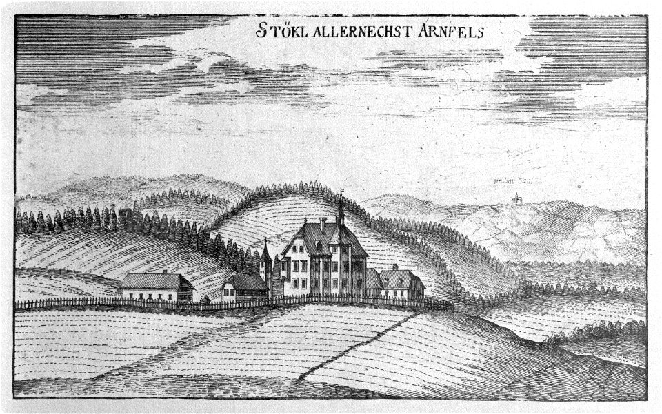 Vischer - Topographia Ducatus Stiria - 048 Ehrenbichl bei Arnfels