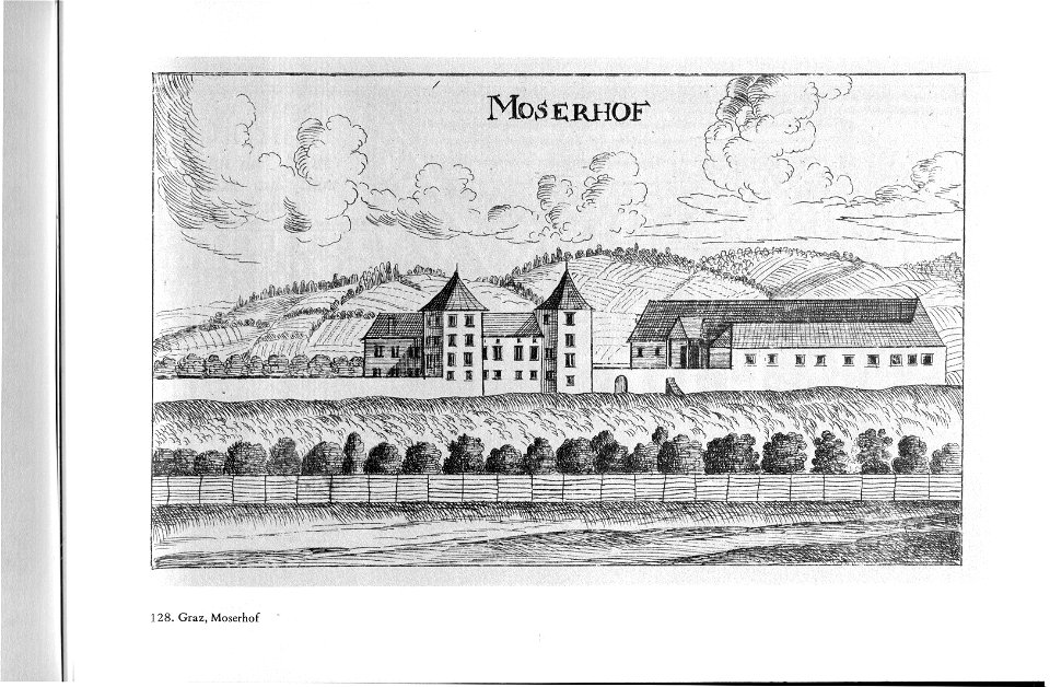 Vischer - Topographia Ducatus Stiria - 128 Graz Moserhof