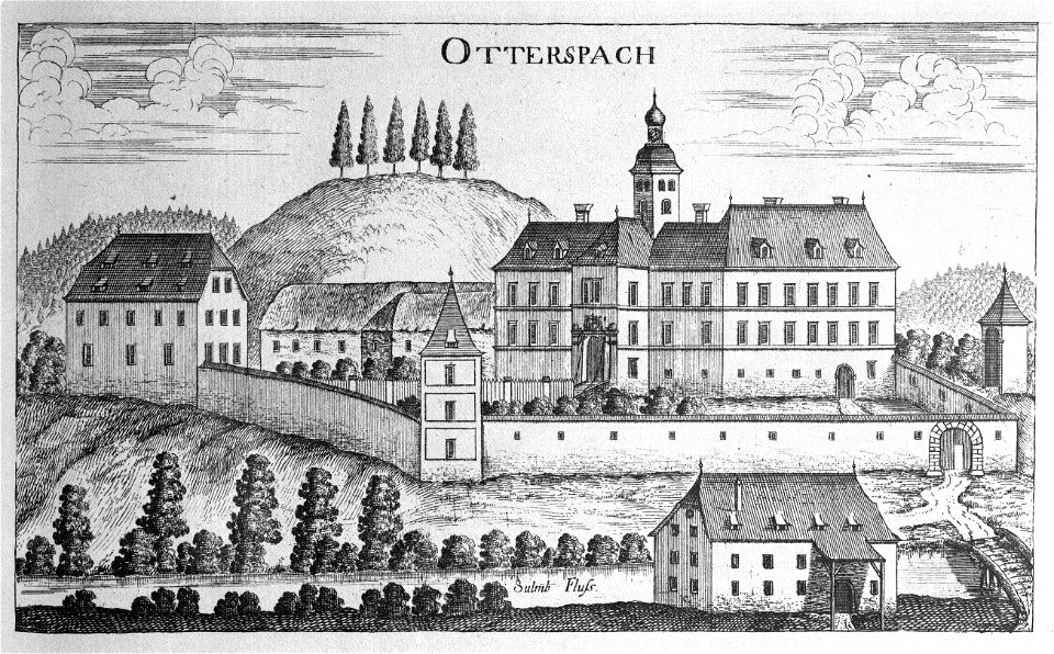 Vischer - Topographia Ducatus Stiriae - 289 Ottersbach bei Mantrach