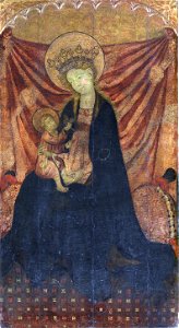 Virgen con el Niño, atribuida a Gonçal Peris (Museo del Prado)