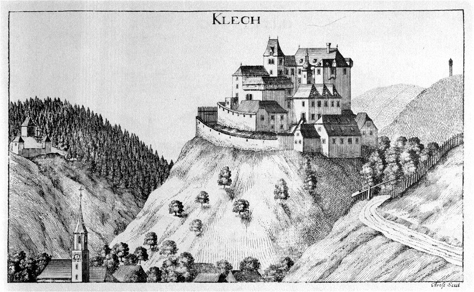 Vischer - Topographia Ducatus Stiria - 207 Klöch bei Radkersburg