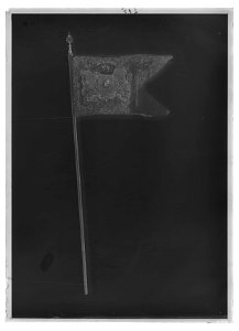 Vit dragonfana - Livrustkammaren - 68900-negative