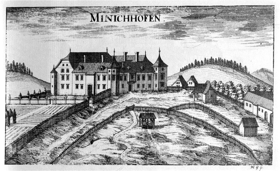 Vischer - Topographia Ducatus Stiria - 266 Münichhofen bei Weiz