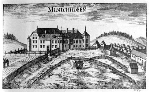 Vischer - Topographia Ducatus Stiria - 266 Münichhofen bei Weiz