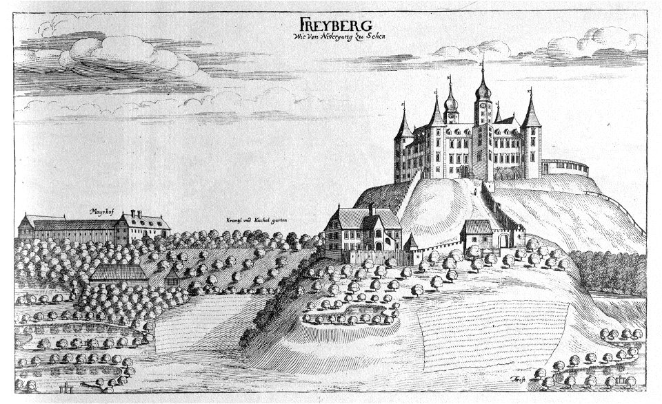 Vischer - Topographia Ducatus Stiria - 084 Freiberg bei Gleisdorf