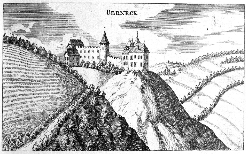 Vischer - Topographia Ducatus Stiria - 019 Bärnegg in der Elsenau