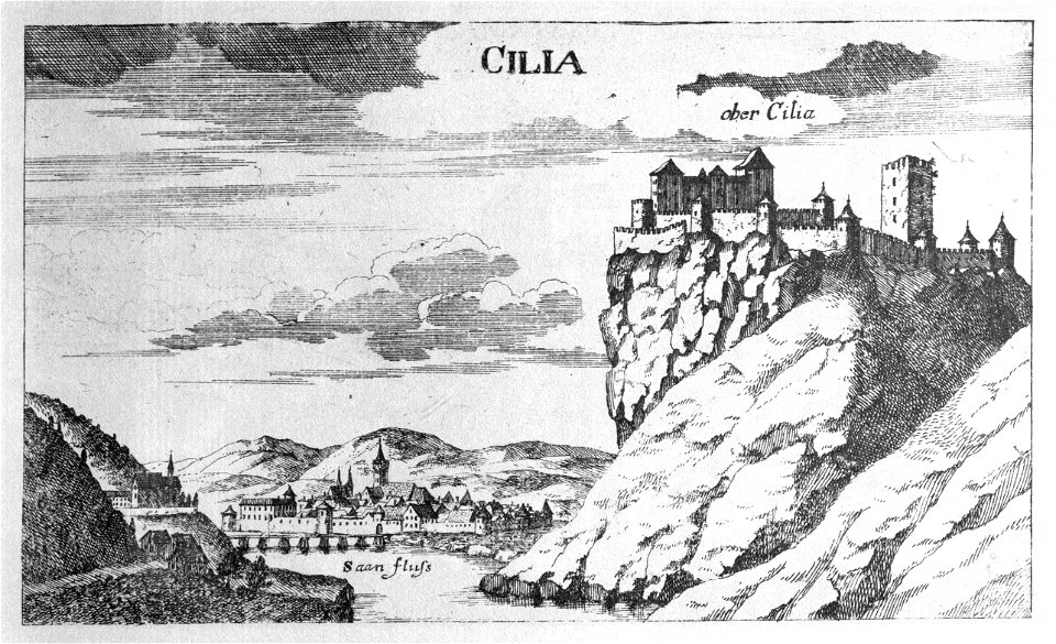 Vischer - Topographia Ducatus Stiria - 035 Cilli - Celje