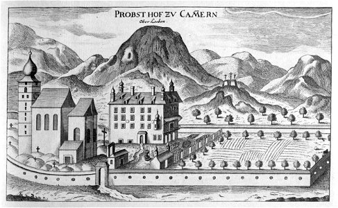 Vischer - Topographia Ducatus Stiria - 196 Kammern im Liesingtal