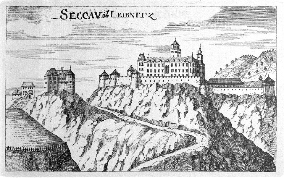 Vischer - Topographia Ducatus Stiriae - 391 Seggau bei Leibnitz
