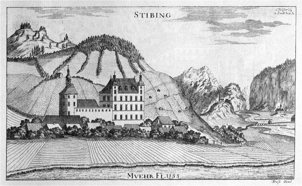 Vischer - Topographia Ducatus Stiriae - 421 Stübing bei Frohnleiten