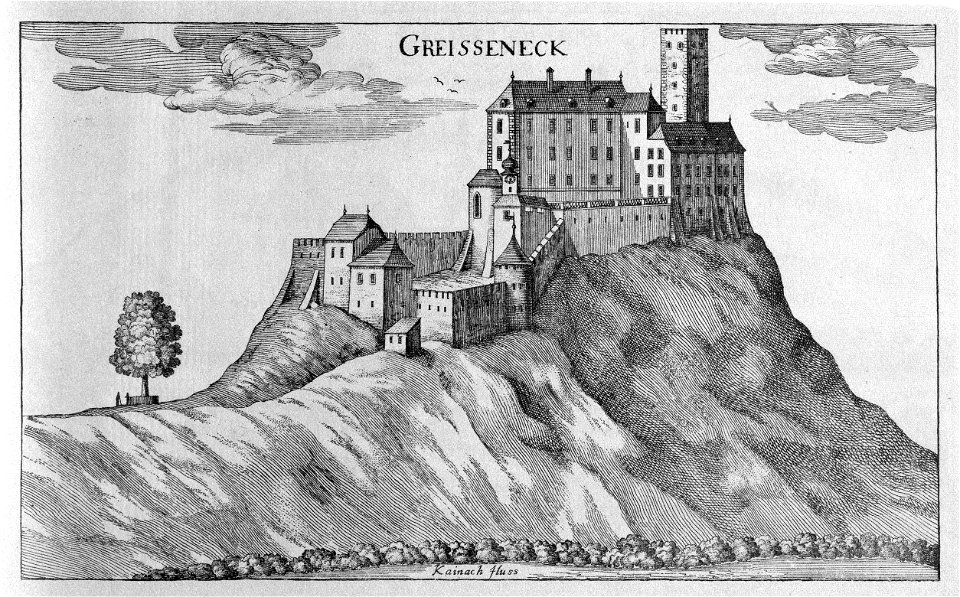 Vischer - Topographia Ducatus Stiria - 137 Greißenegg bei Voitsberg