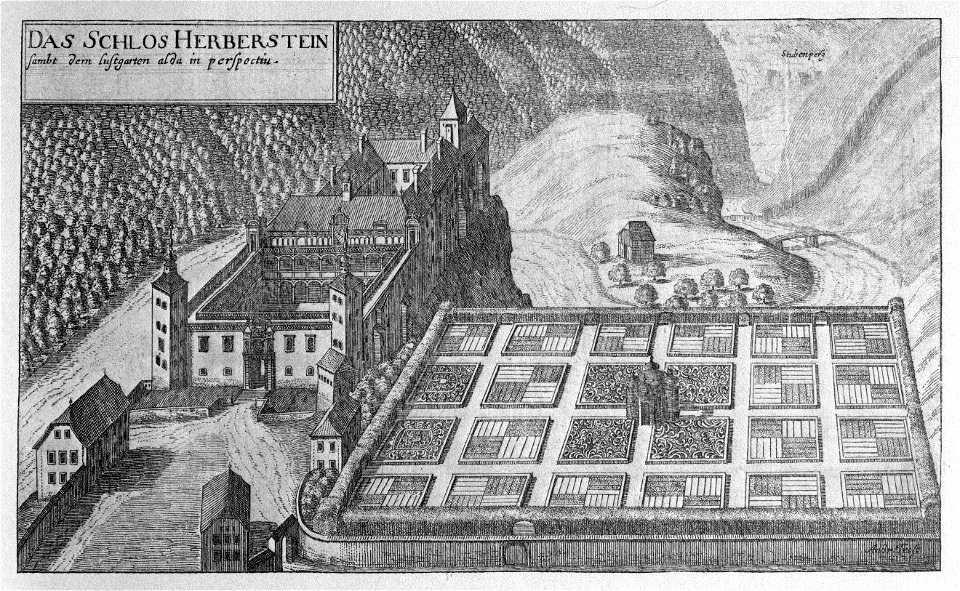 Vischer - Topographia Ducatus Stiria - 175 Herberstein bei Pöllau