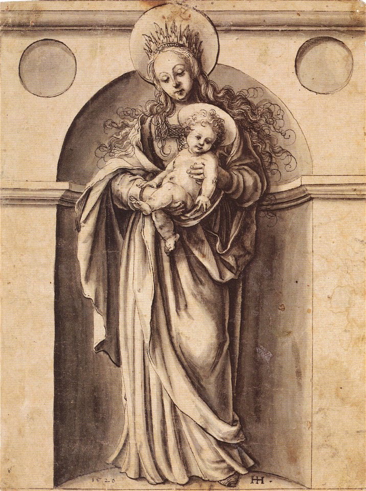 Virgin and Child, by Hans Holbein the Younger