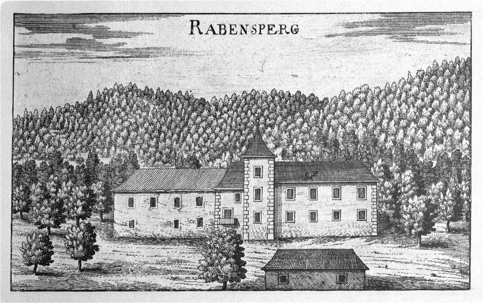 Vischer - Topographia Ducatus Stiriae - 324 Rabensberg bei Cilli - Ransperk