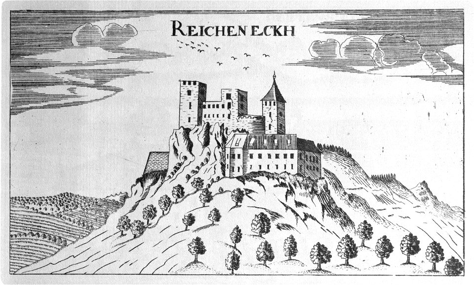 Vischer - Topographia Ducatus Stiriae - 332 Reichenegg bei Cilli - Rifnik