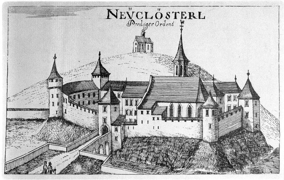 Vischer - Topographia Ducatus Stiria - 277 Neukloster bei Franz - Novi kloster