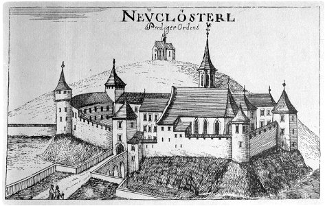 Vischer - Topographia Ducatus Stiria - 277 Neukloster bei Franz - Novi kloster