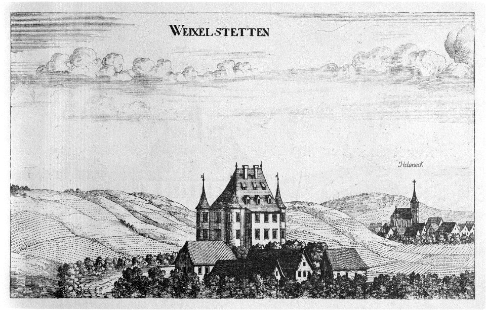 Vischer - Topographia Ducatus Stiriae - 469 Weixelstätten bei Cilli - Tabor