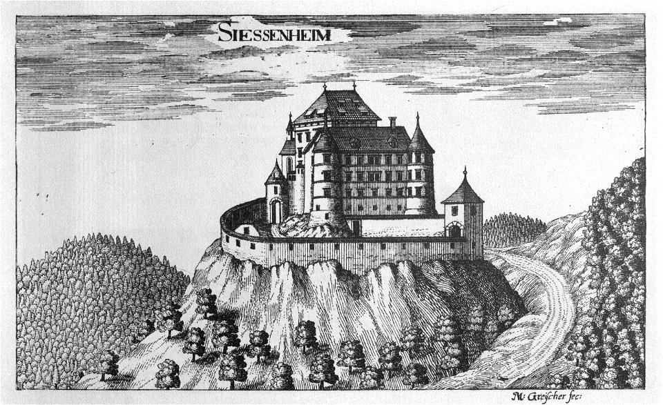 Vischer - Topographia Ducatus Stiriae - 424 Süßenheim - Zusem