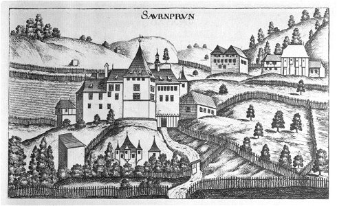 Vischer - Topographia Ducatus Stiriae - 370 Sauerbrunn bei Judenburg