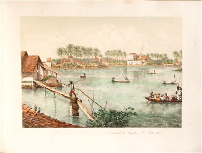 Vista das Cinco Pontas (tomada do Hospital D. Pedro II), da Coleção Brasiliana Iconográfica
