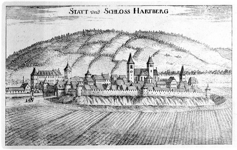 Vischer - Topographia Ducatus Stiria - 160 Hartberg