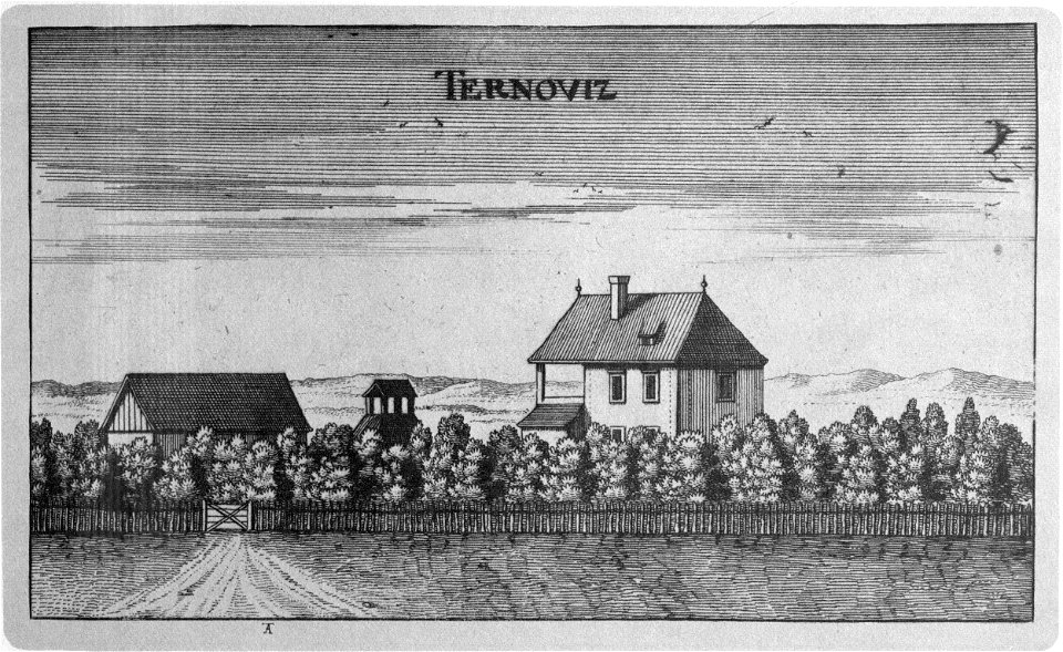 Vischer - Topographia Ducatus Stiriae - 425 Ternowetz bei Pettau - Trnovec