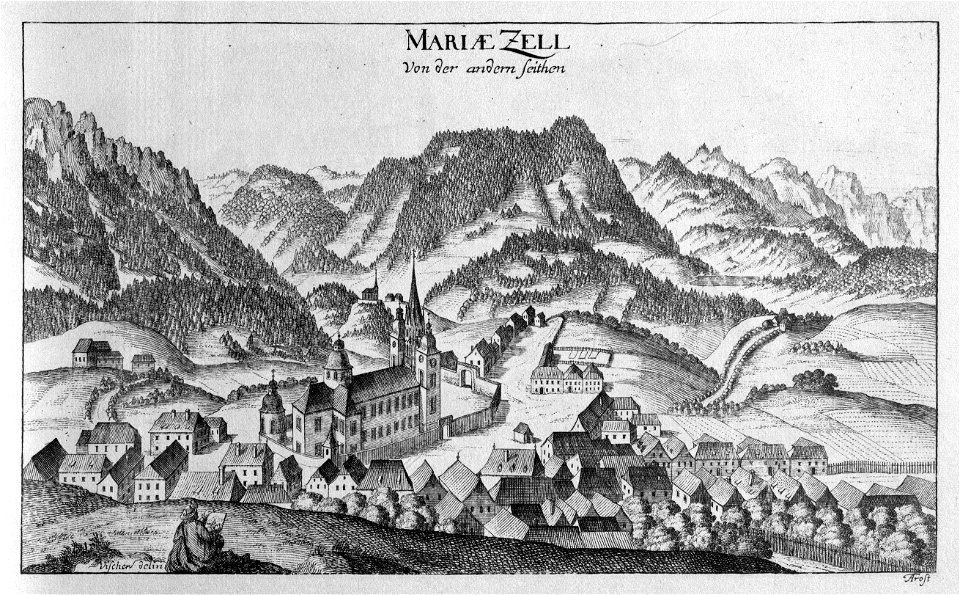Vischer - Topographia Ducatus Stiria - 255 Mariazell