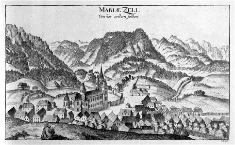 Vischer - Topographia Ducatus Stiria - 255 Mariazell