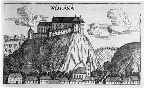 Vischer - Topographia Ducatus Stiriae - 490 Wöllan bei Schönsten - Velenje