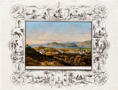Vista do Sacco d´Alferès & de St. Cristovao (1), da Coleção Brasiliana Iconográfica