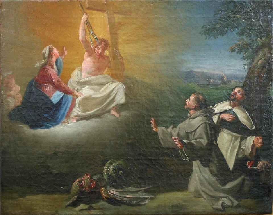 Visión de Santo Domingo y de San Francisco de Asís, de Zacarías González Velázquez (Museo Lázaro Galdiano, Madrid)
