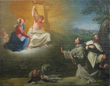 Visión de Santo Domingo y de San Francisco de Asís, de Zacarías González Velázquez (Museo Lázaro Galdiano, Madrid)