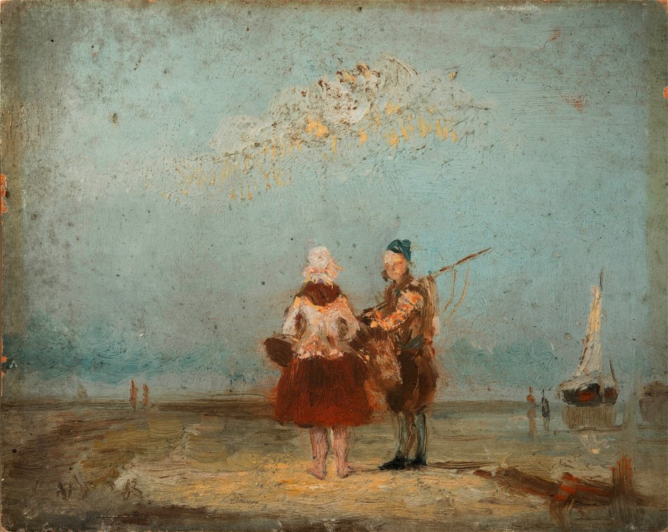 Visserspaar, James Ensor, Mu.ZEE Oostende, SM000170