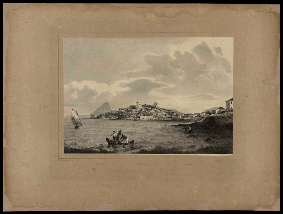 Vista parcial da bahia do Rio de Janeiro