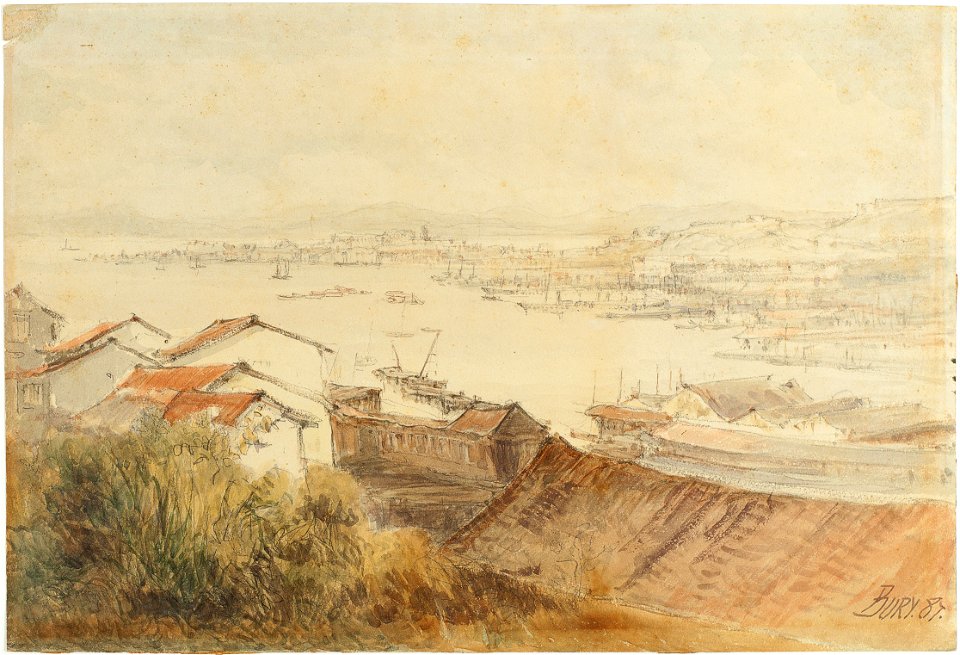 Vista de Niterói sobre o porto do Rio de Janeiro, da Coleção Brasiliana Iconográfica