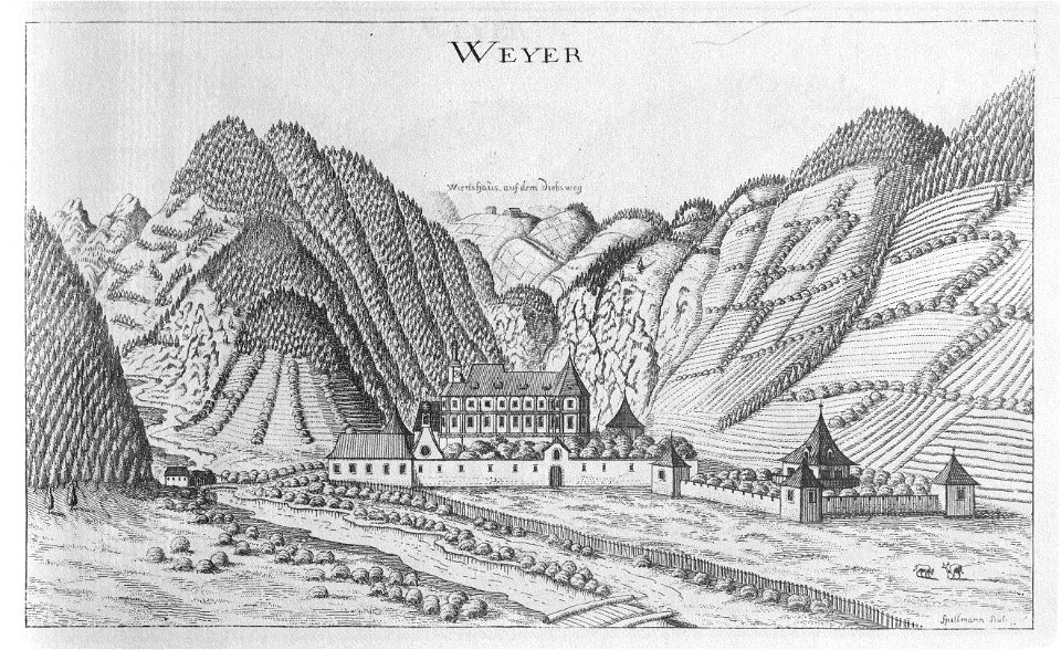 Vischer - Topographia Ducatus Stiriae - 473 Weyer bei Frohnleiten