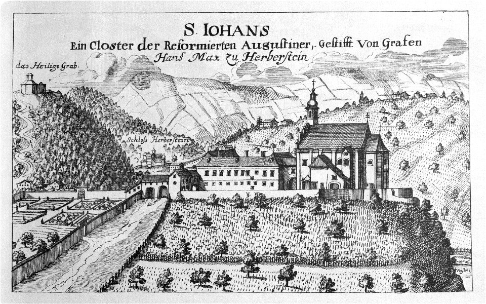 Vischer - Topographia Ducatus Stiriae - 367 St. Johann bei Herberstein