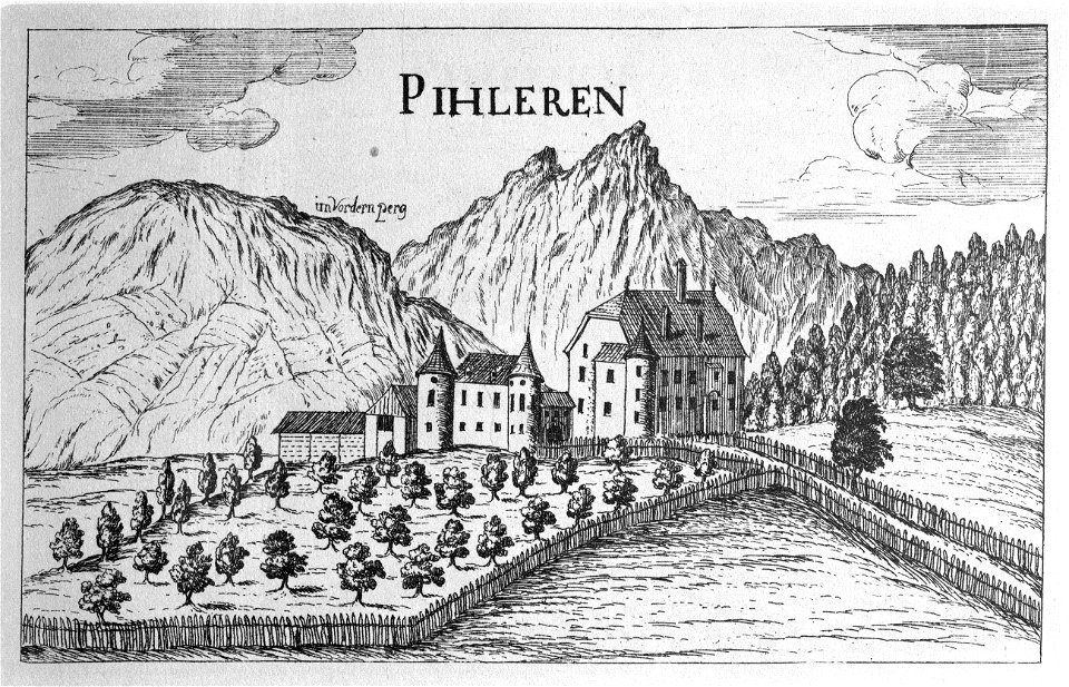 Vischer - Topographia Ducatus Stiriae - 304 Pichlarn bei Irdning