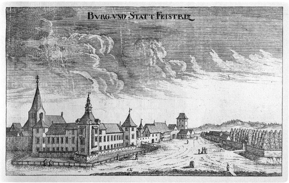 Vischer - Topographia Ducatus Stiriae - 480 Windischfeistritz - Slovenska Bistrica