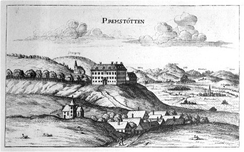 Vischer - Topographia Ducatus Stiriae - 319 Premstätten bei Graz