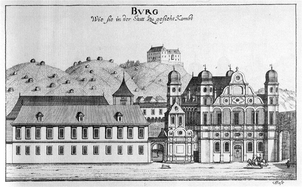 Vischer - Topographia Ducatus Stiria - 248 Marburg - Maribor